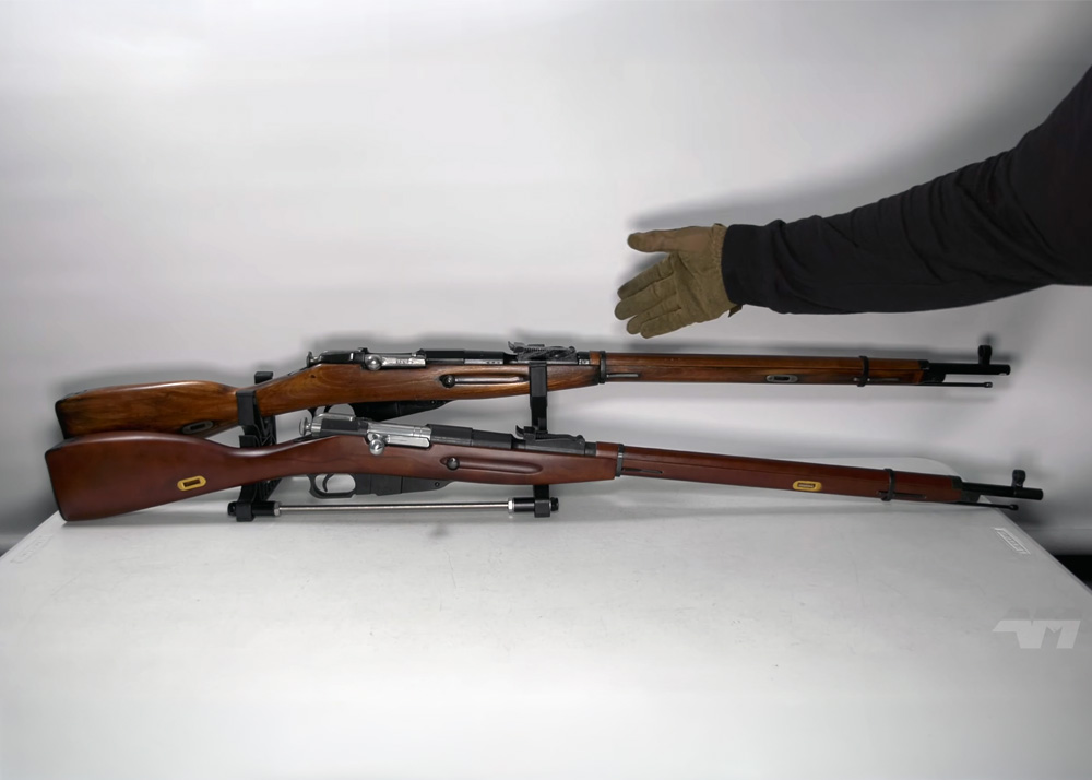 Airsoft Mike S&T M1891/30 Mosin Nagant Airsoft Compared To Real Deal