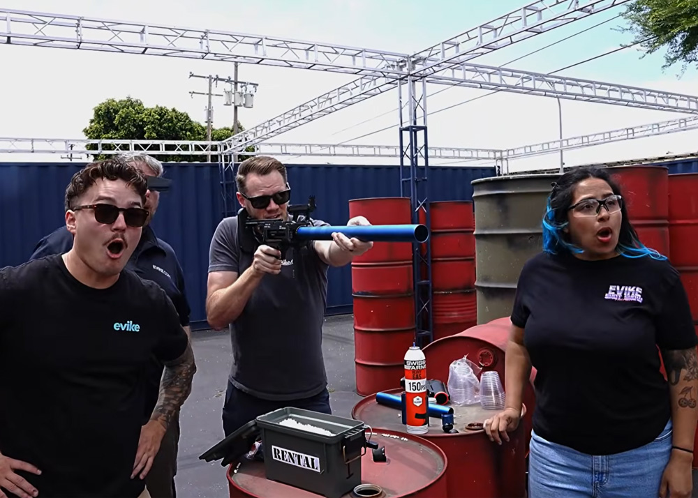 Evike.com: World's Longest Airsoft Grenade Shell Launcher