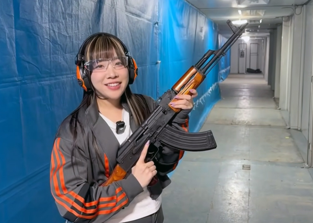 Ritchan Trying The GHK AKM Gas Blowback Rifle