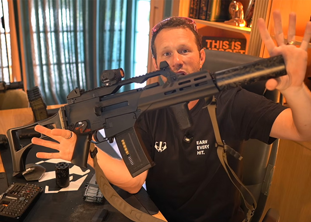 6mm Badger Wazooki Rail & External Mods To The VFC G36C GBB