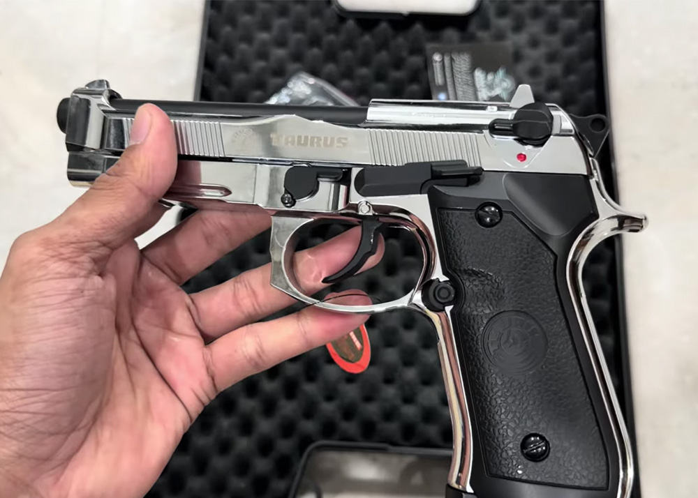 Kuya Kurt Silver Double Bell Taurus M92 GBB Pistol Review