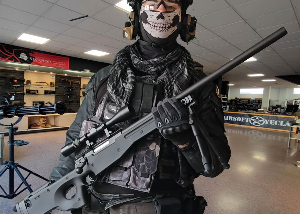 Airsoft Yecla Upgraded Saigo L96 Airsoft Sniper Rifle Review