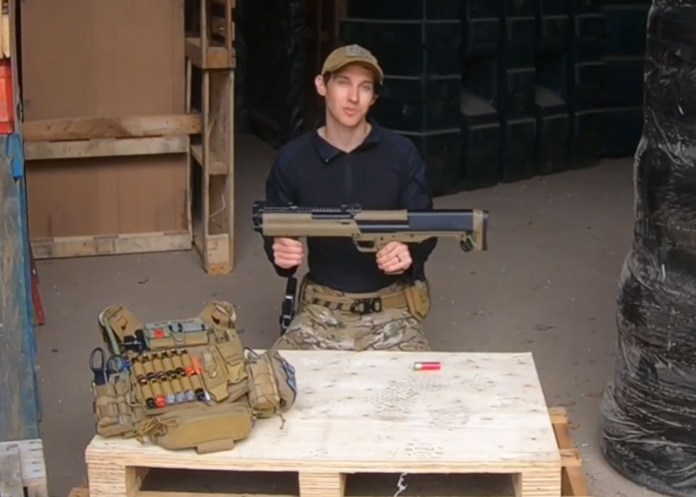 Splodge Shoots EMG Kel-Tec KSG Gas Shotgun Review