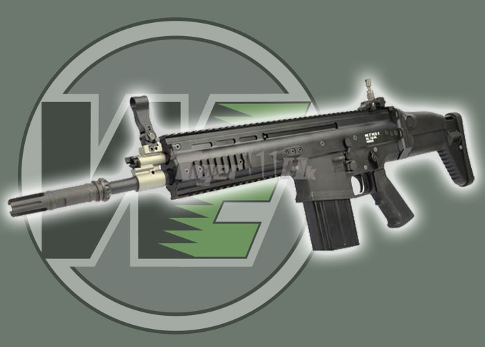 Tiger111HK WE MK17 SCAR H CQC AEG Black Popular Airsoft To