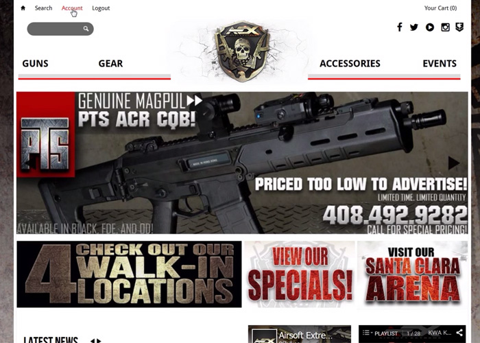 Airsoft Extreme NEW site Tutorial Popular Airsoft To The