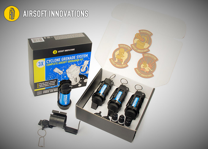 Airsoft Innovations Cyclone グレネード 3X AI 3x Cyclone Grenade System Now Available | Popular Airsoft