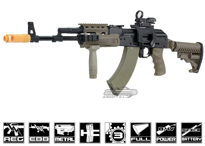Javelin Gun Works Tactical AK74 EBBR Popular Airsoft To