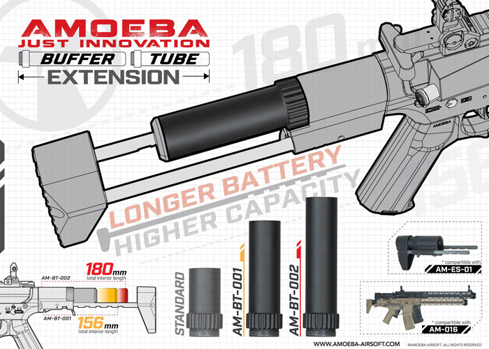 Battery Extension For AM016 Announced Popular Airsoft To