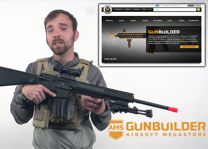 Airsoft Megastore Launches The Interactive Custom Airsoft Gun Builder