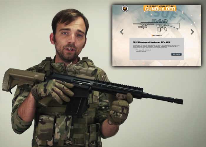 Airsoft Megastore Adds The SR25 To The Custom Gun Builder Popular