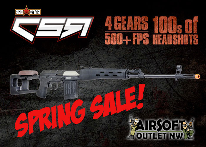 Spring Sale at Airsoft Outlet Northwest Popular Airsoft To