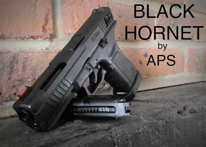 The Black Hornet CO2 Pistol By APS | Popular Airsoft
