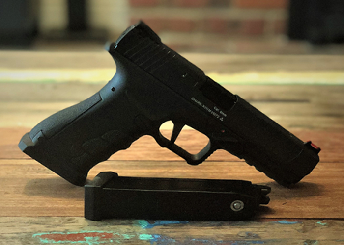 The APS Shark Full Auto CO2 Pistol Popular Airsoft To The
