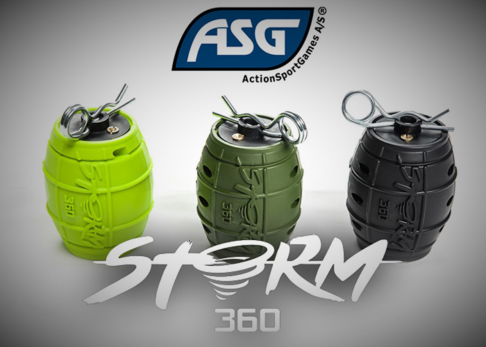 New ASG STORM 360 Airsoft Grenade Popular Airsoft To The Airsoft World