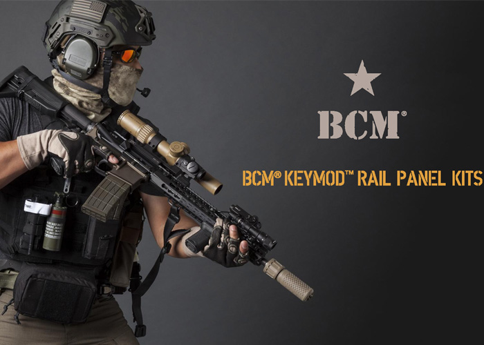 BCM Gunfighter KeyMod Rail Panel Kit Popular Airsoft To The