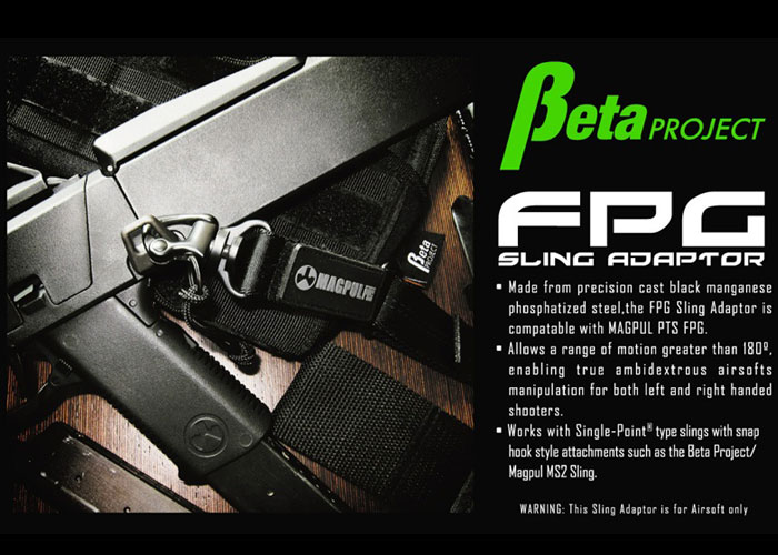 AEG  AIRSOFT ONLY! BETA PROJECT FPG Sling Adaptor New 