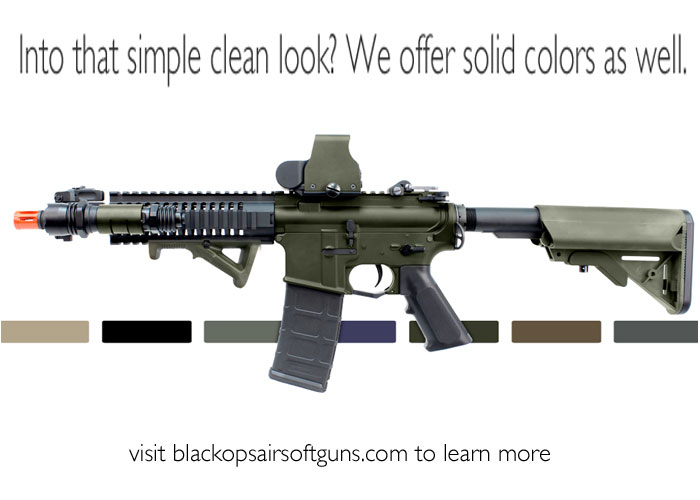 Black Ops Airsoft Custom Paint Jobs Pt. 2 | Popular Airsoft: Welcome To ...