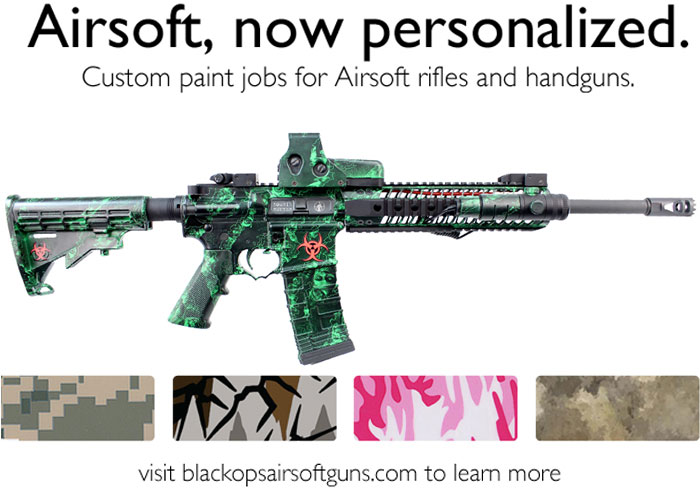 custom painted airsoft guns