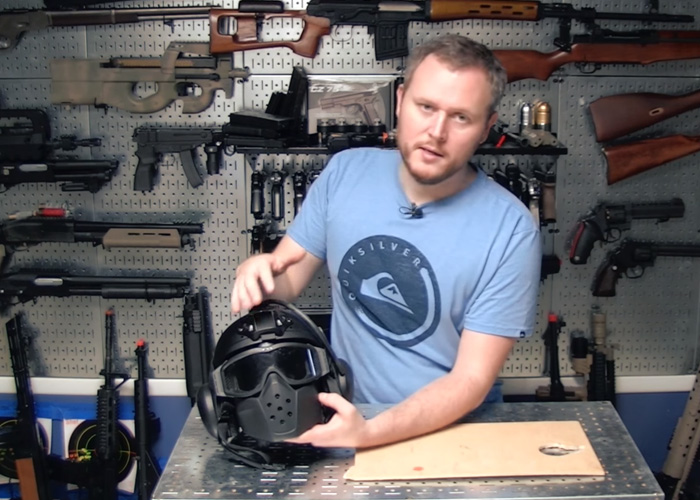 GSG9 Helmet System w/ Cyclone Mike Fan Popular Airsoft To