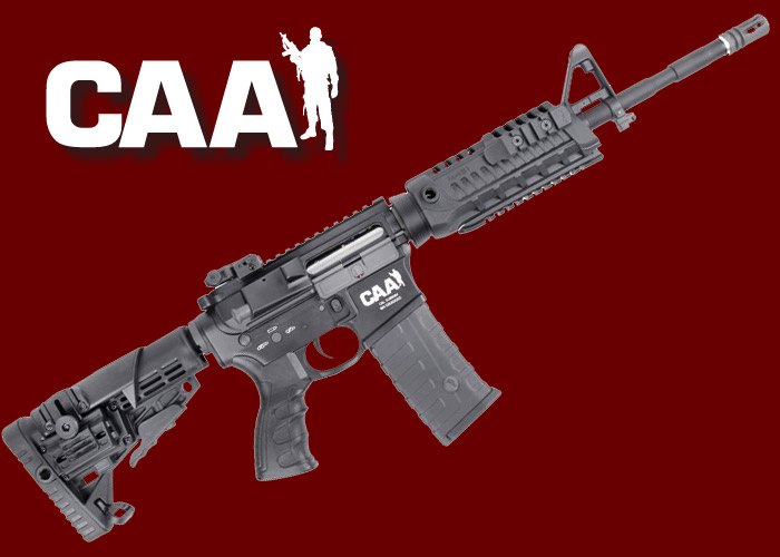 CAA Airsoft M4 AEG & Sights in DE Released Popular Airsoft