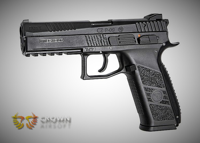 Crown Airsoft KJW CZ P09 Duty Popular Airsoft To The