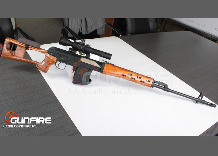 Cyma SVD Dragunov AEG Now At Gunfire Popular Airsoft To The