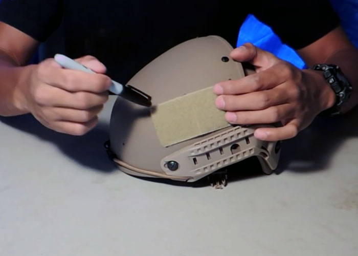 How To Add Velcro To Your Helmet Popular Airsoft To The