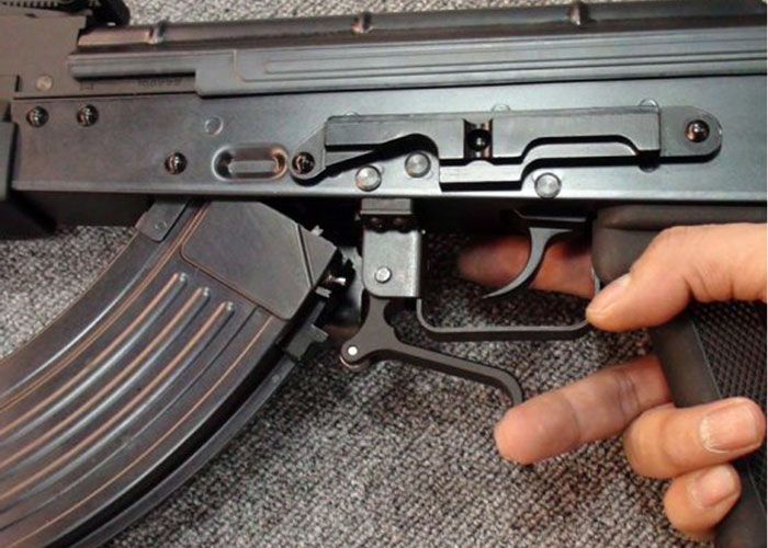 Extended Mag Release for WE AK GBB Popular Airsoft To The