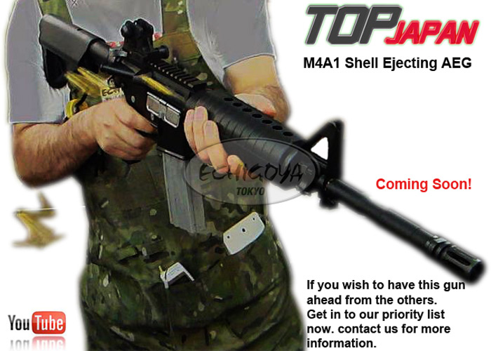 Top Japan M4A1 Shell Ejecting AEG PreOrder Popular Airsoft