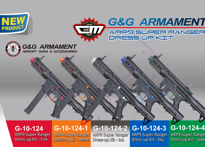 G&G ARP 9 Color Kits Now Available Popular Airsoft To The