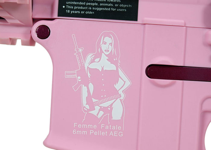 Hitguns: G&G Femme Fatale GR-15 Pink M4 | Popular Airsoft: Welcome To The  Airsoft World