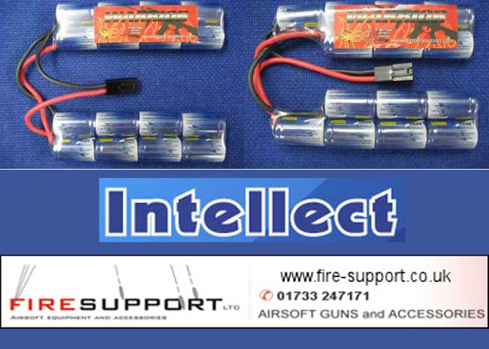 Intellect 3200mah M4 Batteries at Firesupport Popular Airsoft