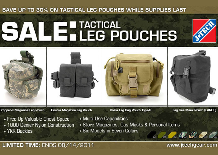 JTech Weekly Sale Tactical Leg Pouches Popular Airsoft To