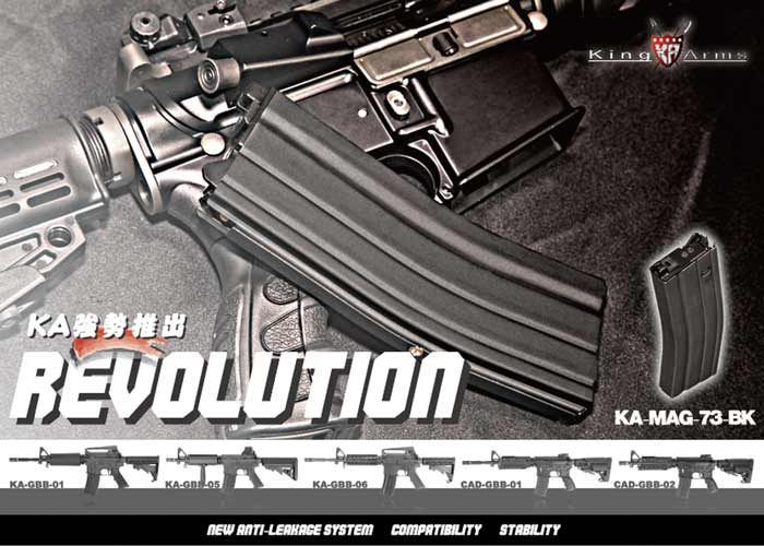 King Arms Anti Leakage M4 Gas Magazine Popular Airsoft Welcome To The Airsoft World