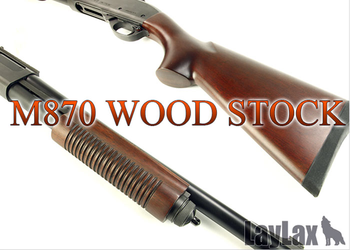 Laylax Marui M870 Wood Stock Set | Popular Airsoft: Welcome