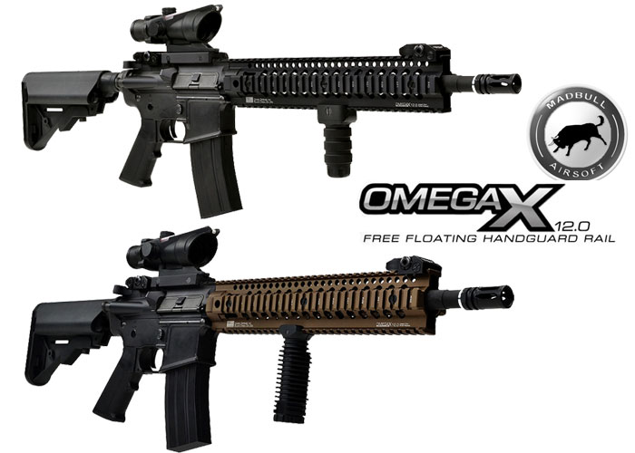 MadBull Daniel Defense OmegaX 12.0 Rail Popular Airsoft To