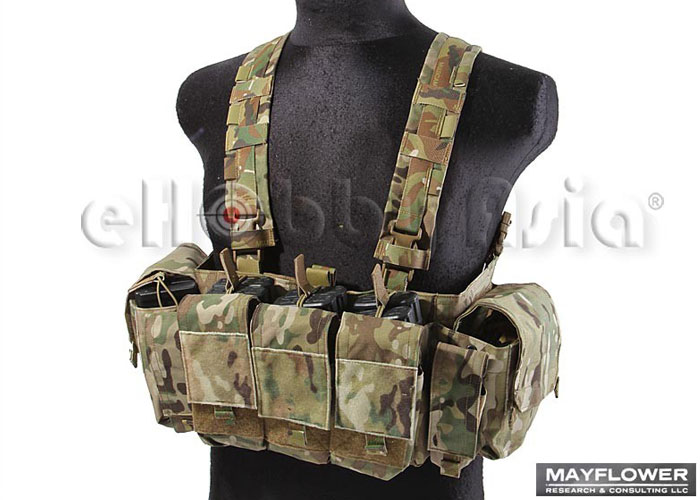 Mayflower HK417 Recce Chest Rig In Multicam | Popular Airsoft