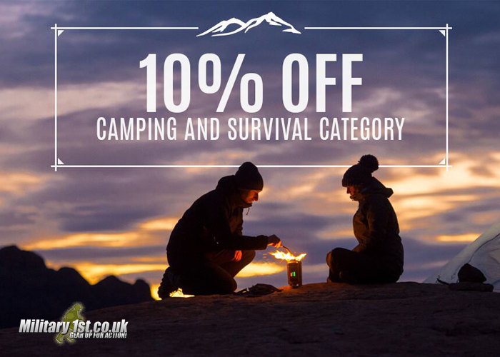 Get 10% Off With The Military1st Camping Sale | Popular Airsoft