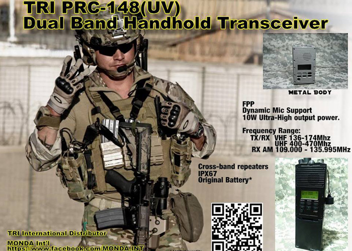 TRI PRC-148(UV) Dual Band Transceiver | Popular Airsoft: Welcome To The ...