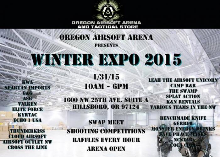Oregon Airsoft Arena Winter Expo 2015 Popular Airsoft To The
