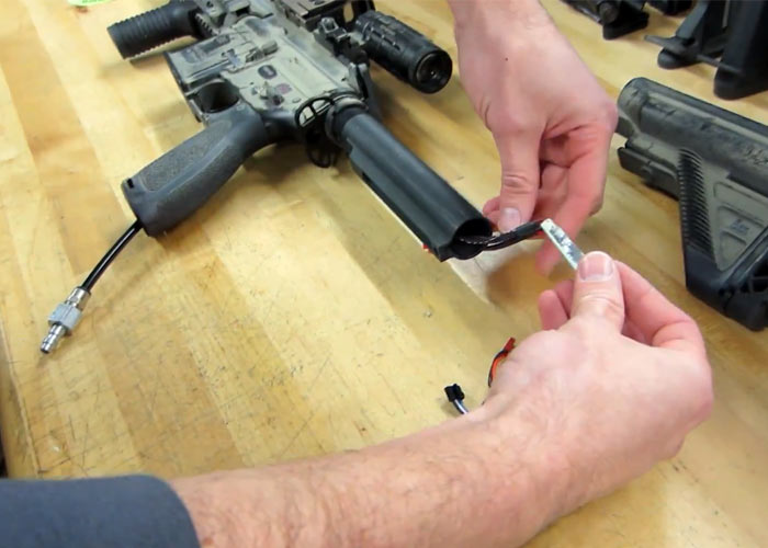 FCU Install On M4/ M16 Series Buffer Tube Popular Airsoft To