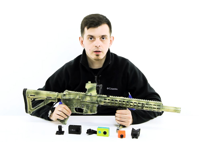 Red Army Free 3D Action Cam Mounts Popular Airsoft To The