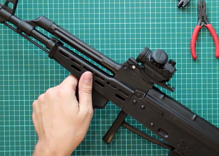 Replacing AK Rear Sight with Rail Mount Popular Airsoft To