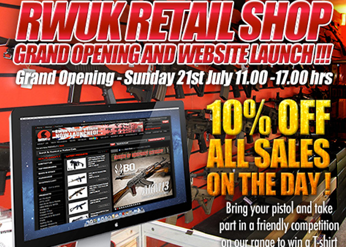 RedWolf UK Store &  Launch On 21 July Popular Airsoft To The Airsoft World
