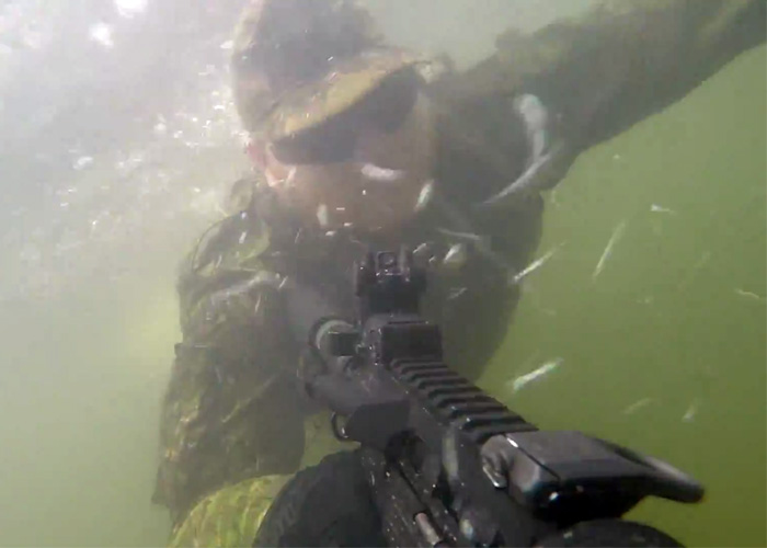 Tippmann Airsoft M4 Underwater Test Popular Airsoft To The
