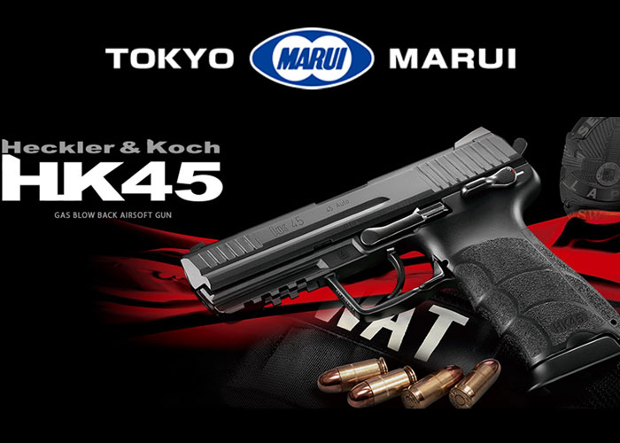 Tokyo Marui HK45 GBB Pistol Released Popular Airsoft To The