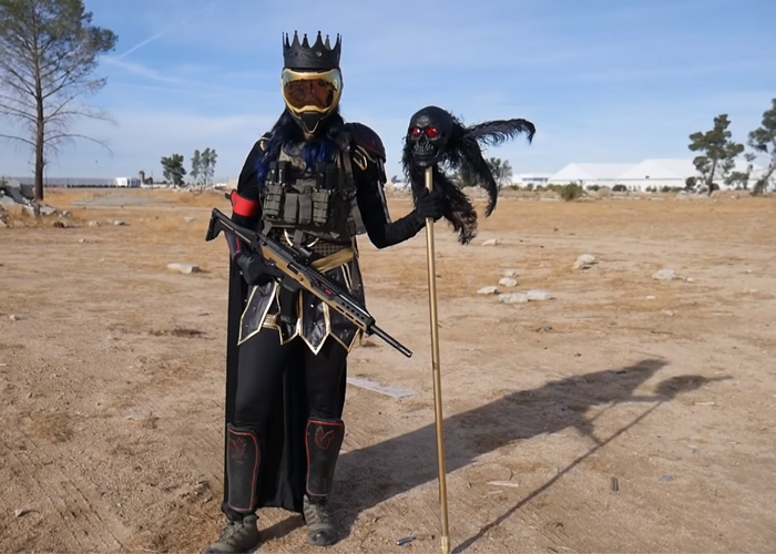 Futuristic Gladiator Queen Cosplay Popular Airsoft To The Airsoft World