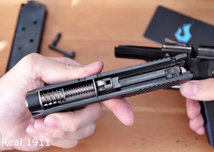 Airsoft vs Real Gun Disassembly Video Popular Airsoft To The