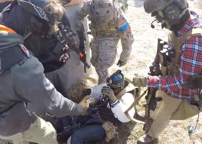 Airsofter Hit By Grenade Pointblank Popular Airsoft To The