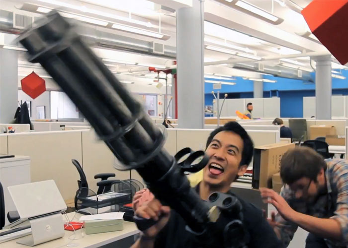 Gun Safety Gone Wrong At The YouTube HQ Popular Airsoft To